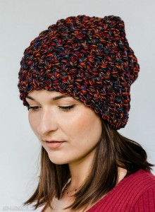 Czapka handmade wielokolorowa