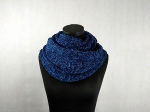 KOMIN HANDMADE TURKUSOWO GRANATOWY MELANŻ