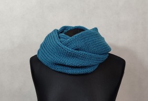 HAND MADE KOMIN turkusowy