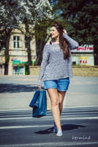 BLUZKA Z DZIANINY