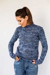 sweter melanżowy 103